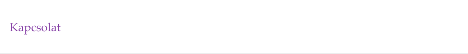 Kapcsolat