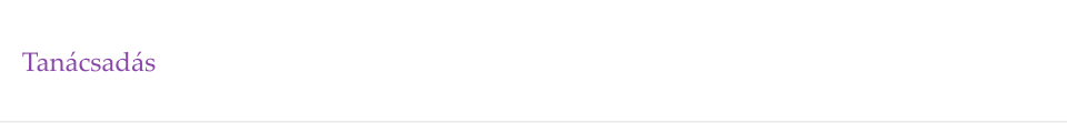 Tanácsadás